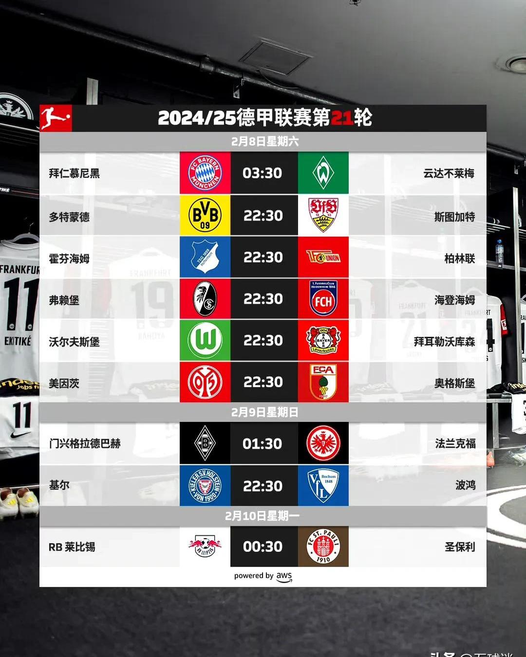 今晚西甲：拜仁淘汰德布劳内，官方公布名单的简单介绍